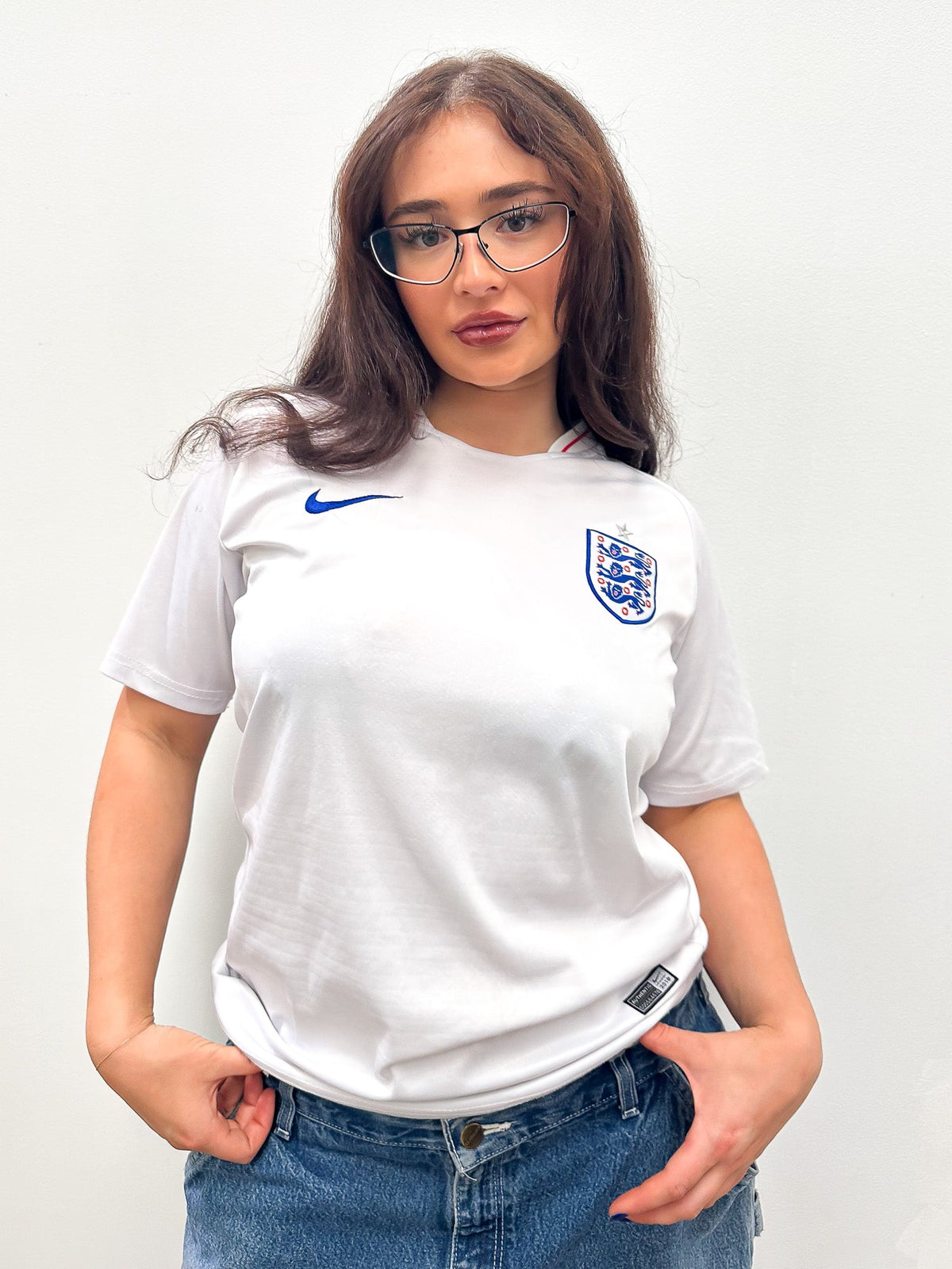 2018 Nike World Cup England Football Jersey - M - Playground Vintage