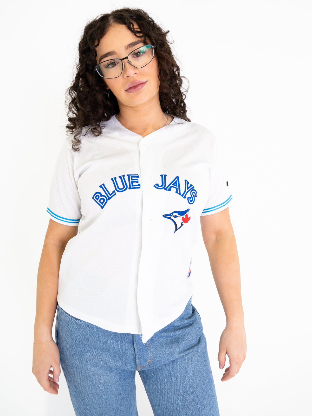 Vintage 00's Blue Jays Baseball Jersey - M - Playground Vintage