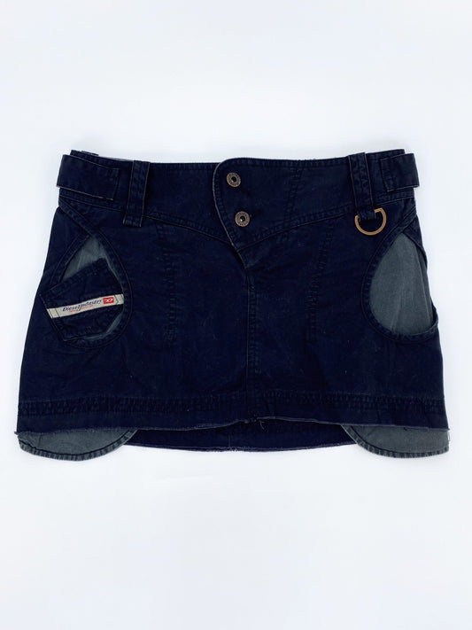Vintage 00's Diesel Mini Skirt - S - Playground Vintage