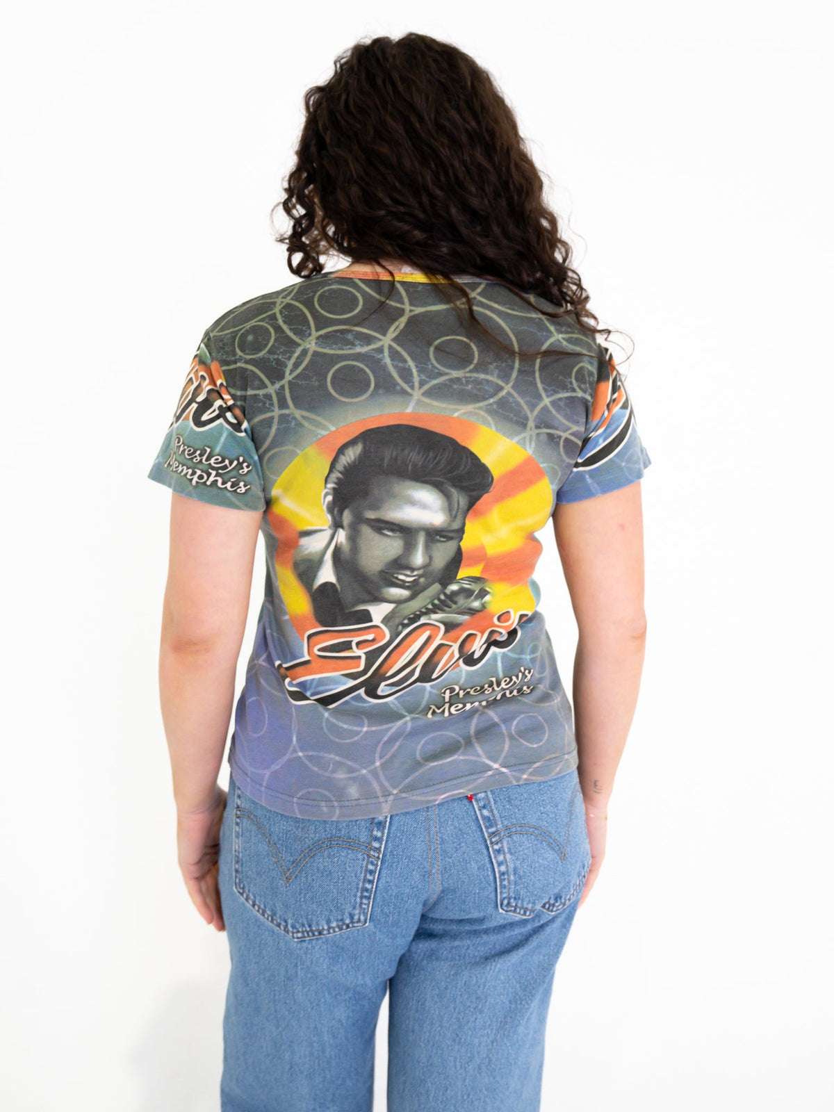 Vintage 00's Elvis Top - L - Playground Vintage