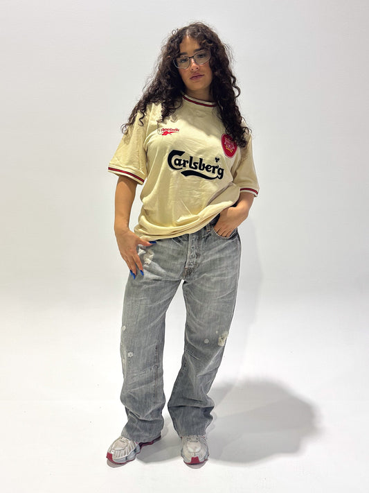 Vintage 00's Grey Wash Denim Ed Hardy Jeans - M - Playground Vintage